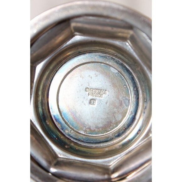 Antique Christofle France silver plated pitcher hot water wood handle art Deco - Picture 6 of 12